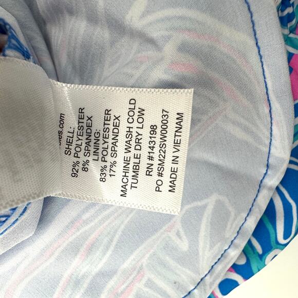 Chubbies The Cruise it of Lose It Classic Swim Trunks in blue palms Size L - Picture 5 of 7